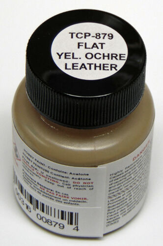 Tru-Color 879 Brushable Paint Flat Yellow Ochre Leather - 1 oz. Bottle