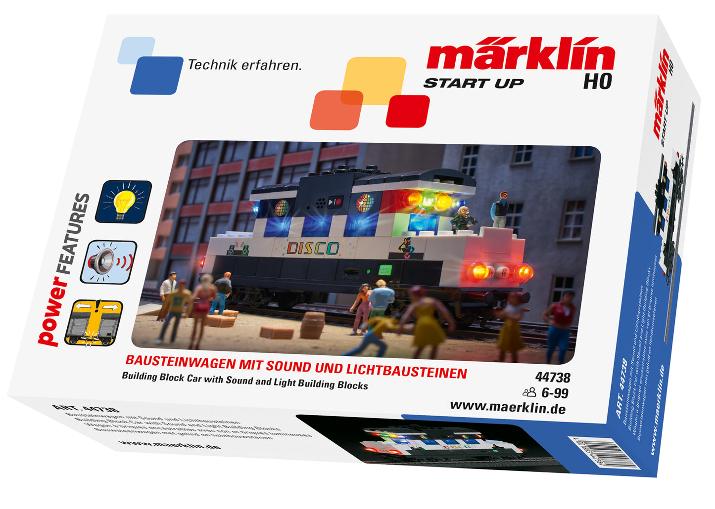 Marklin 44738 HO Start up – Building Block Disco Car