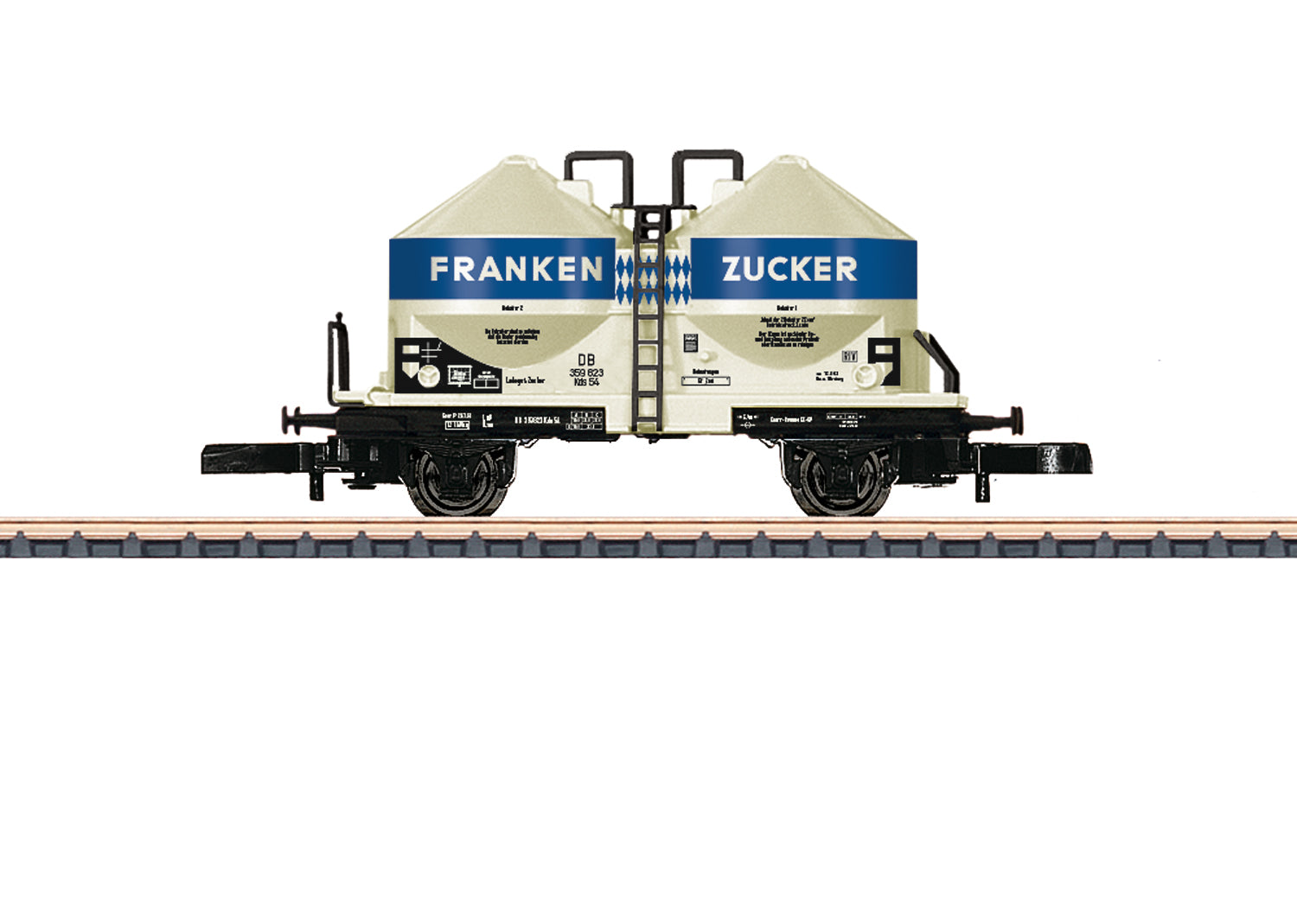 Marklin 86667 Z DB Frankerzucker Silo Container Car