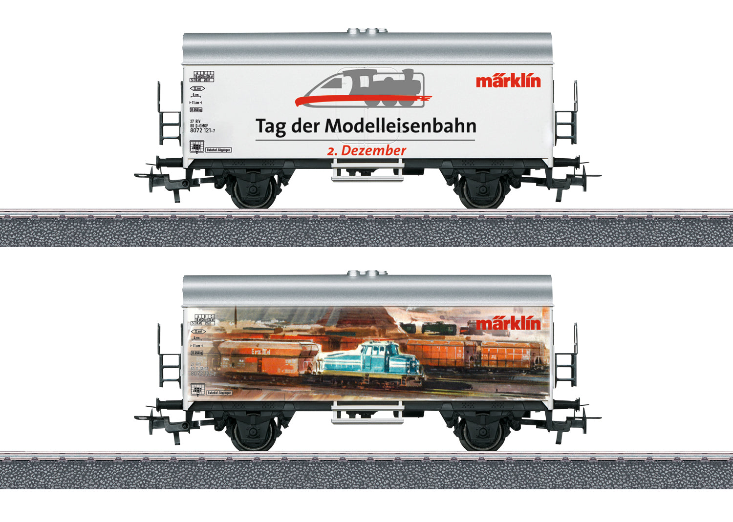 Marklin 44260 HO 2019 International Model RR Day Refrigerator Car 3-Rail RTR