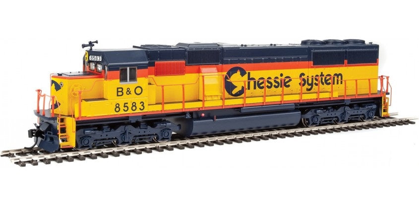 Walthers 910-20352 HO Chessie System B&O EMD SD50 Diesel Locomotive #8583