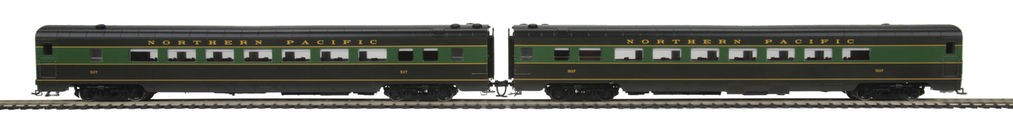 MTH 81-60016 HO Northern Pacific Sleeper Passenger Car Set (Set of 2)