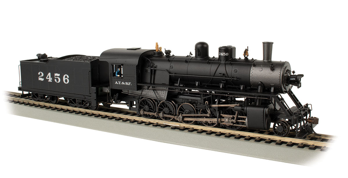 Bachmann 85401 HO ATSF 2-10-0 Decapod Steam Locomotive with DCC WowSound #2456