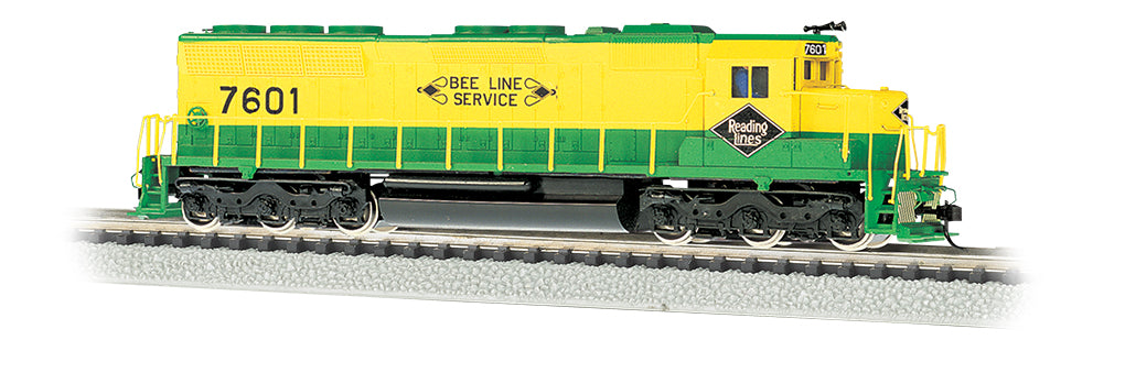 Bachmann 66456 N Reading SD45 Diesel Locomotive with Sound and DCC #7601