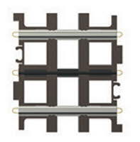 MTH 45-1011 ScaleTrax 1.75" Straight Track