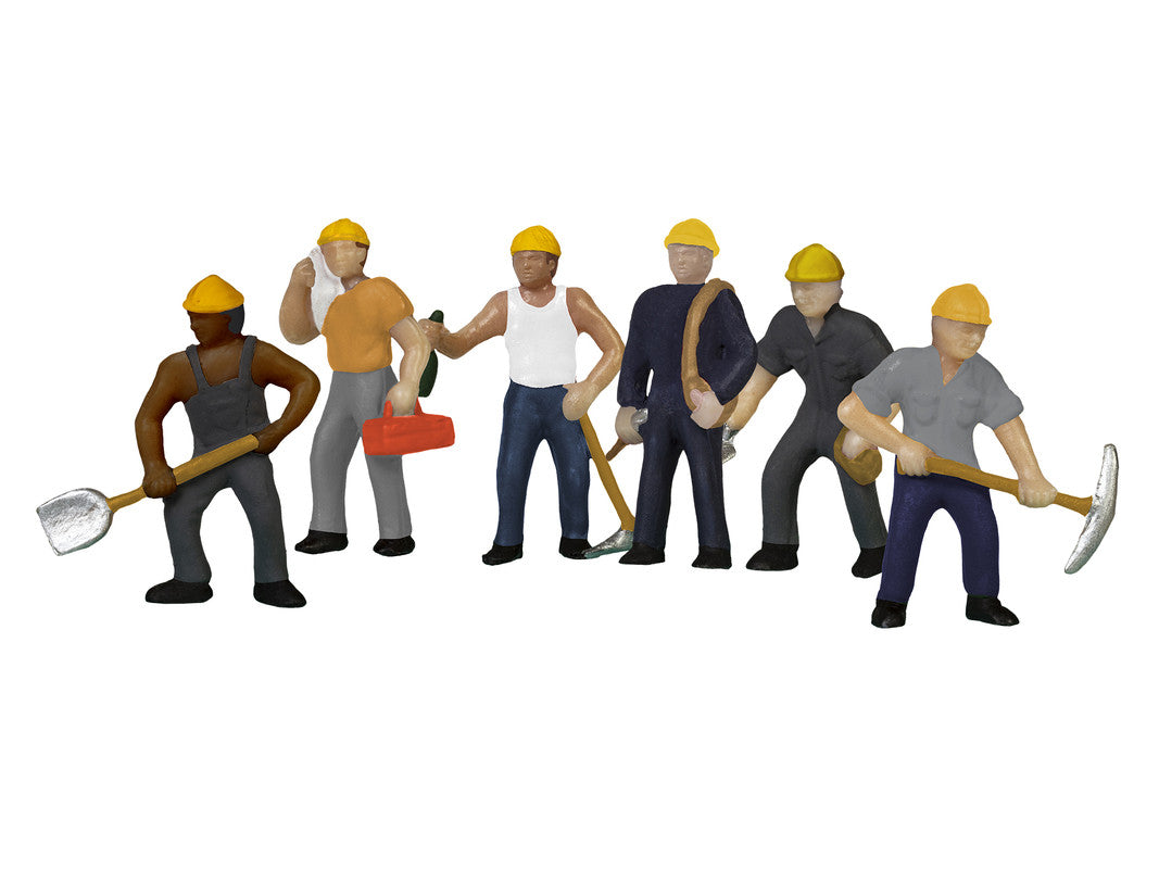 Lionel 1957100 HO Construction Workers Figures (Set of 6)