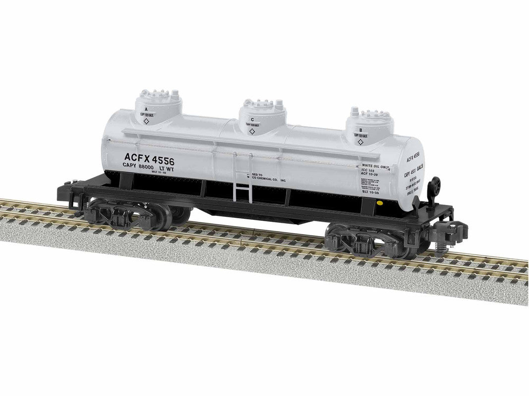 American Flyer 1919301 S ACFX 3 Dome Tankcar #4556