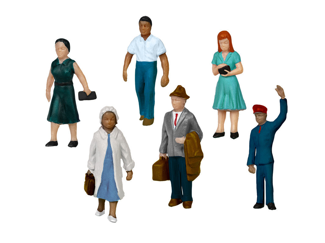 Lionel 1957160 HO Standing People At the Platform Figures (Set of 6)