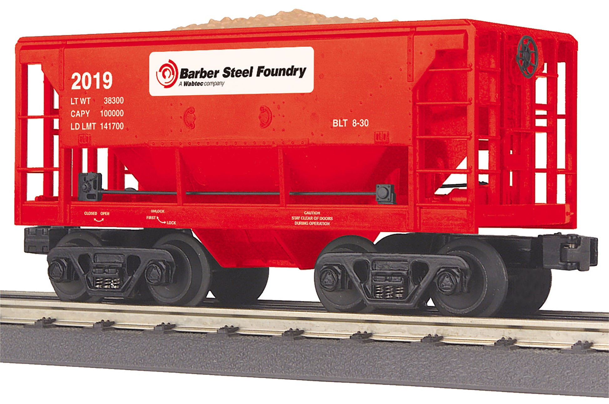 MTH 30-75643 O Scale Barber Foundry Ore Car #2019