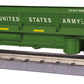 MTH 30-79590 O U.S. Army Dump Car with Operating Bay #106825