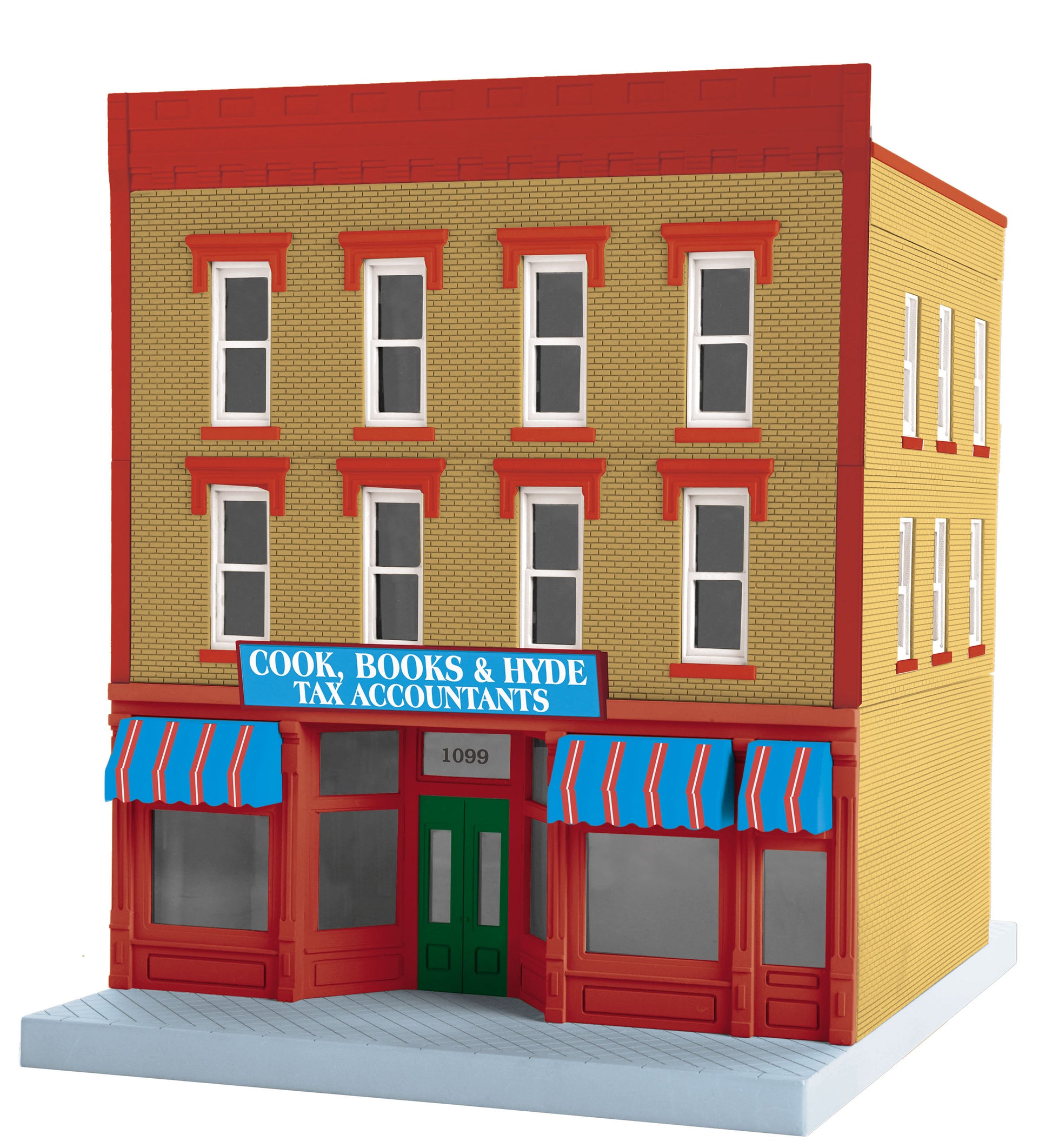 MTH 30-90596 O Cook, Books and Hyde Tax Accountants 3-Story City Building 1