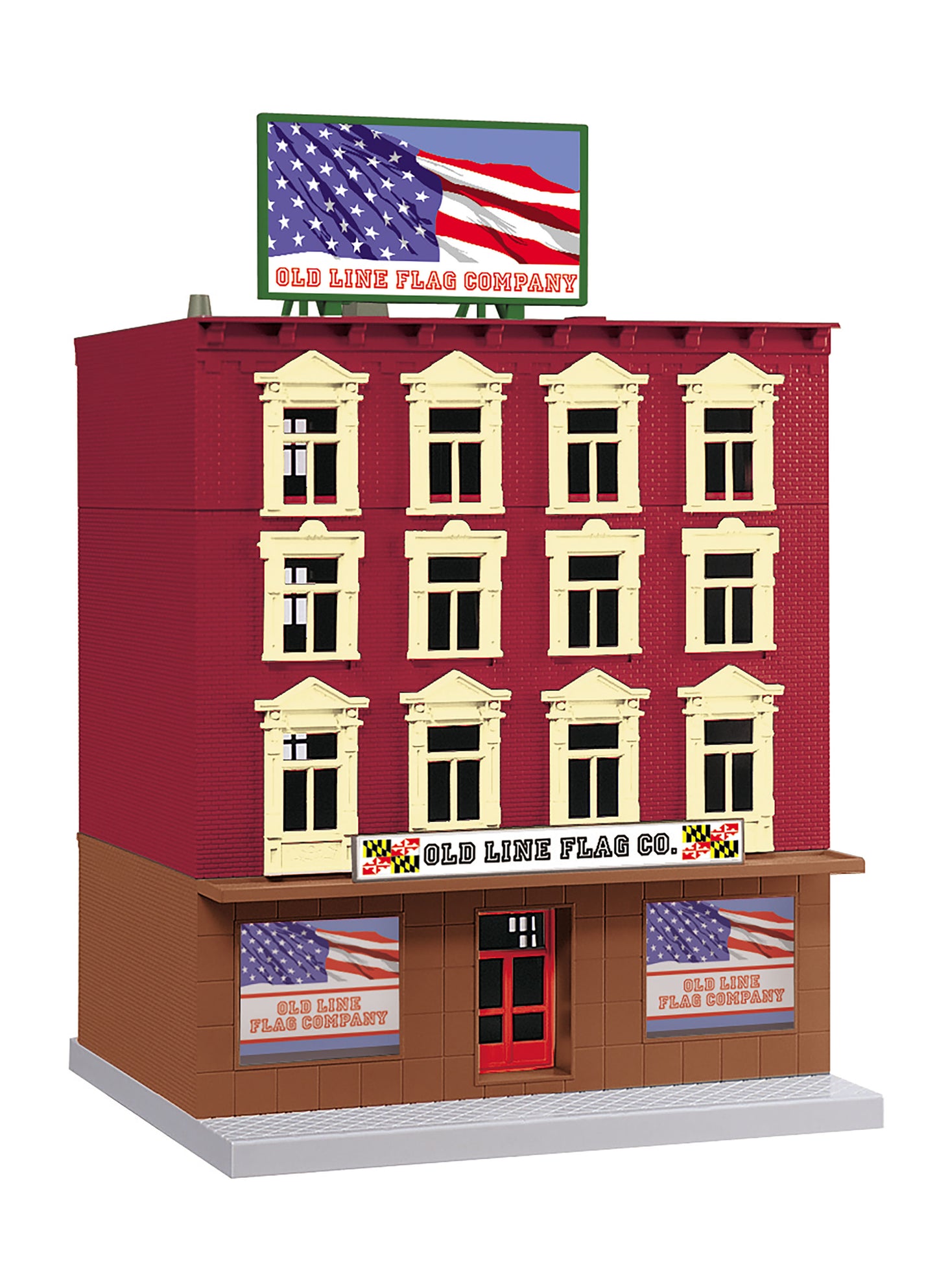 MTH 30-90606 O Old Line Flag Company 4-Story Building