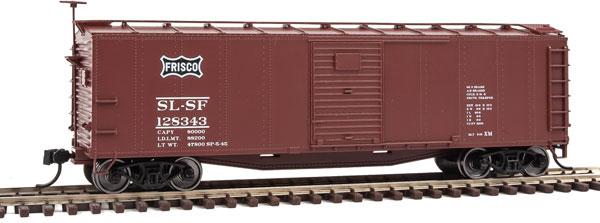 Walthers 910-40822 HO St. Louis-San Francisco 40' Rebuilt Steel Boxcar # 128343