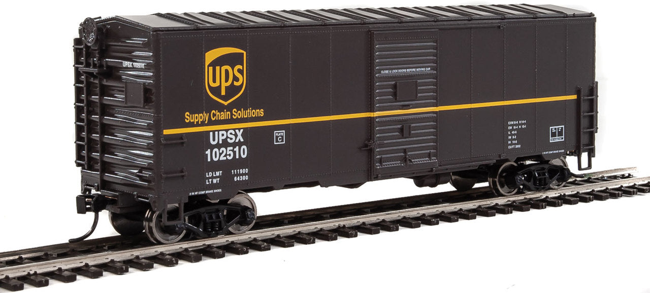 Walthers 910-1178 HO United Parcel Service 40' AAR Modernized Boxcar #102510