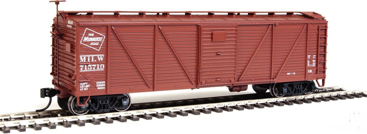 Walthers 910-40559 HO Milwaukee 40' Single-Sheathed Composite ARA Boxcar #715719
