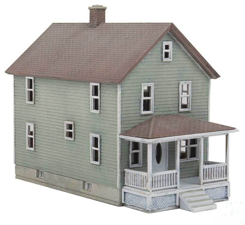 Walthers 933-3888 N Scale Two-Story Frame House Building Kit