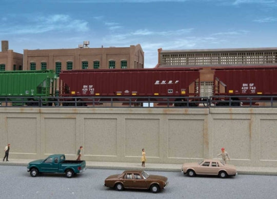 Walthers 933-3882 N Urban Retaining Walls Kit