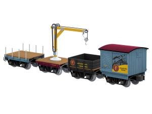 Lionel 2026680 O The Polar Express Elf Work Train (Set of 4)