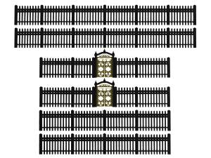Lionel 2057140 HO Black Iron Fence