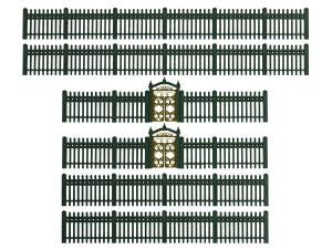 Lionel 2057150 HO Green Iron Fence
