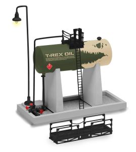Lionel 2129180 O Assembled Plug-Expand-Play T Rex Elevated Oil Tank