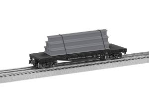 Lionel 2143031 O Northern Pacific Standard Flat Car with Stakes #69001
