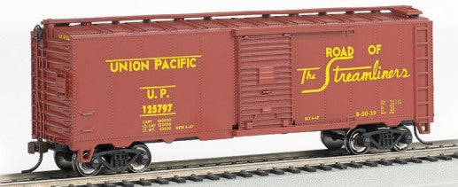 Bachmann 15008 HO Union Pacific Steam Era 40' Box Car #125797