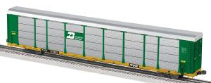 Lionel 6-29338 O Burlington Northern Autorack Cars (Set of 2)
