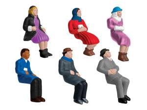 Lionel 1930220 O Sitting People Figures (Set of 6)