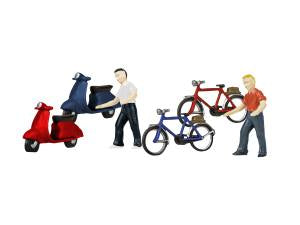 Lionel 1957150 HO Bicycles & Scooters Figures