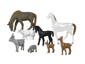 Lionel 1957240 HO Assorted Livestock Figures (Set of 8)