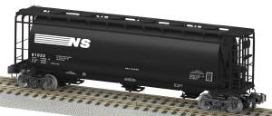 American Flyer 6-48651 S Scale Norfolk Southern Cylindrical 3-Bay Hopper #81022