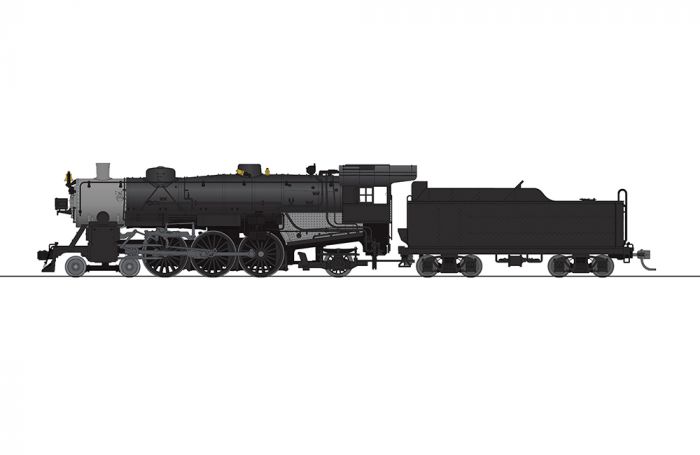 Broadway Limited 5927 HO Undecorated USRA Light Pacific 4-6-2 Steam Locomotive