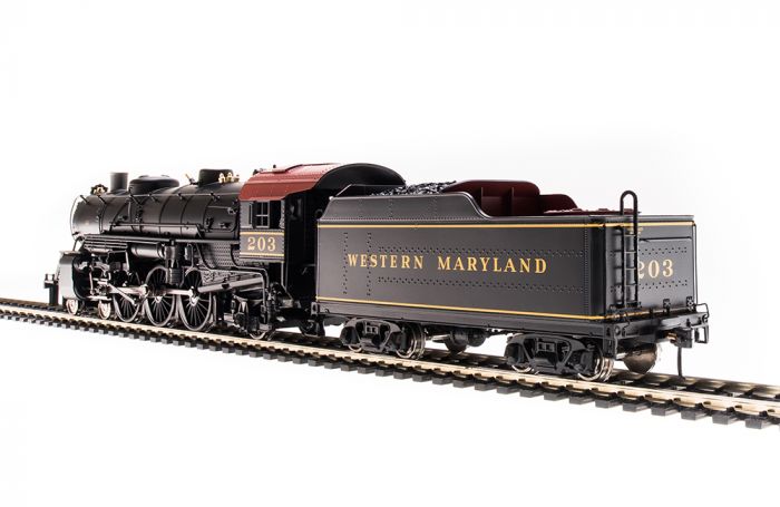 Broadway Limited 5926 HO Western Maryland Light Pacific 4-6-2 Steam Loco #208