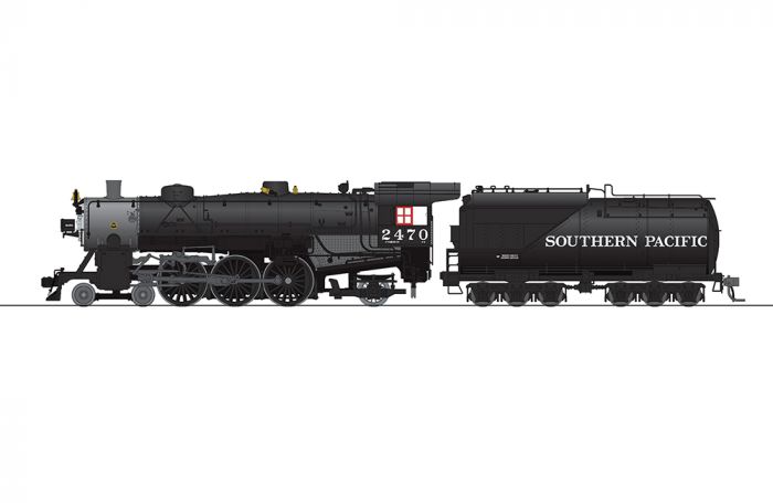 Broadway Limited 5922 HO Southern Pacific Light Pacific 4-6-2 Steam Loco #2470