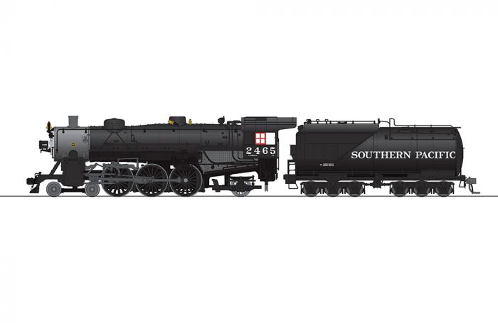 Broadway Limited 5921 HO Southern Pacific Light Pacific 4-6-2 Steam Loco #2465