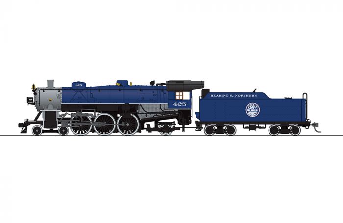 Broadway Limited 5920 HO RBM&N Light Pacific 4-6-2 Steam Locomotive #425
