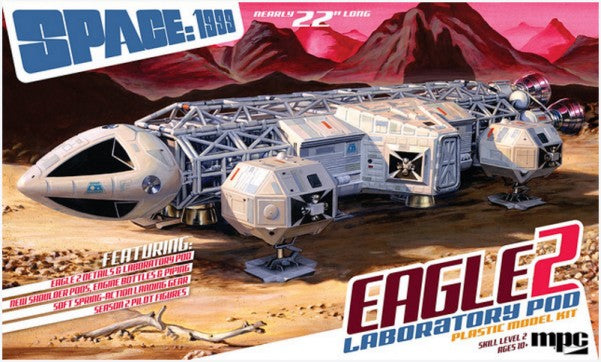 MPC 923 1:48 Space 1999 Eagle II with Laboratory Pod Plastic Model Kit