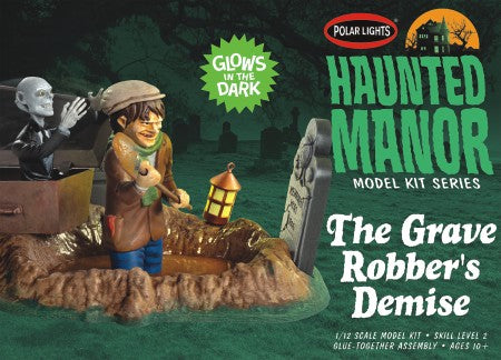Polar Lights 976 1:12 Haunted Manor The Grave Robber's Demise Plastic Model Kit