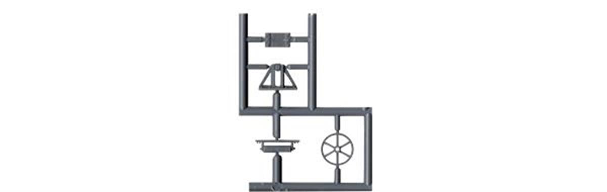 Tichy 8327 HO Chain Rollers & Sheaves (10)