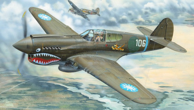 Trumpeter 02269 1:32 P-40E War Hawk Military Aircraft Plane Model Kit