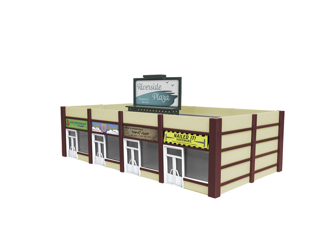 Lionel 1956180 HO Built Up Suburban Strip Mall