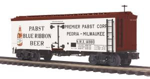 MTH 20-94434 O Pabst Blue Ribbon 36' Woodside Reefer #14880