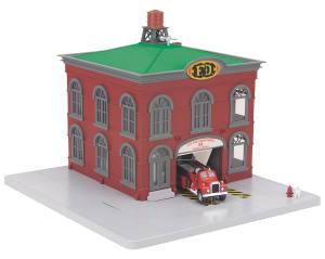MTH 30-9196 O Engine Company 54 RailKing Operating Firehouse