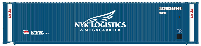 Atlas 20005733 HO NYK 45' Container Set #2 (Pack of 3)