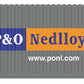 Atlas 20005737 HO P&O Nedlloyd 45' Container Set #2 (Pack of 3)