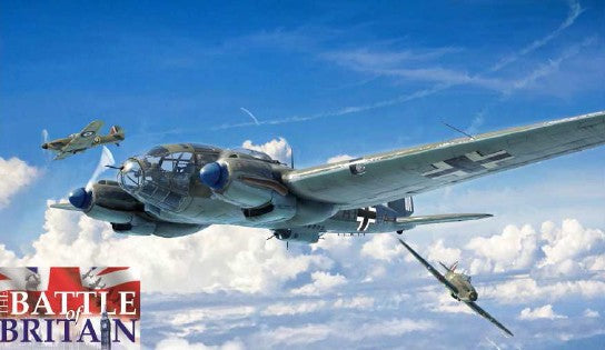 Italeri 1436 1:72 Battle of Britain Heinkel He 111H Military Aircraft Plane Kit