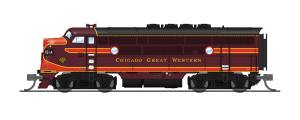 Broadway Limited 3786 N Chicago Great Western EMD F3 A/B Diesel Loco #101A/101B