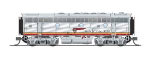 Broadway Limited 3802 N Santa Fe EMD F7B Diesel Locomotive #328B w/ Sound & DCC