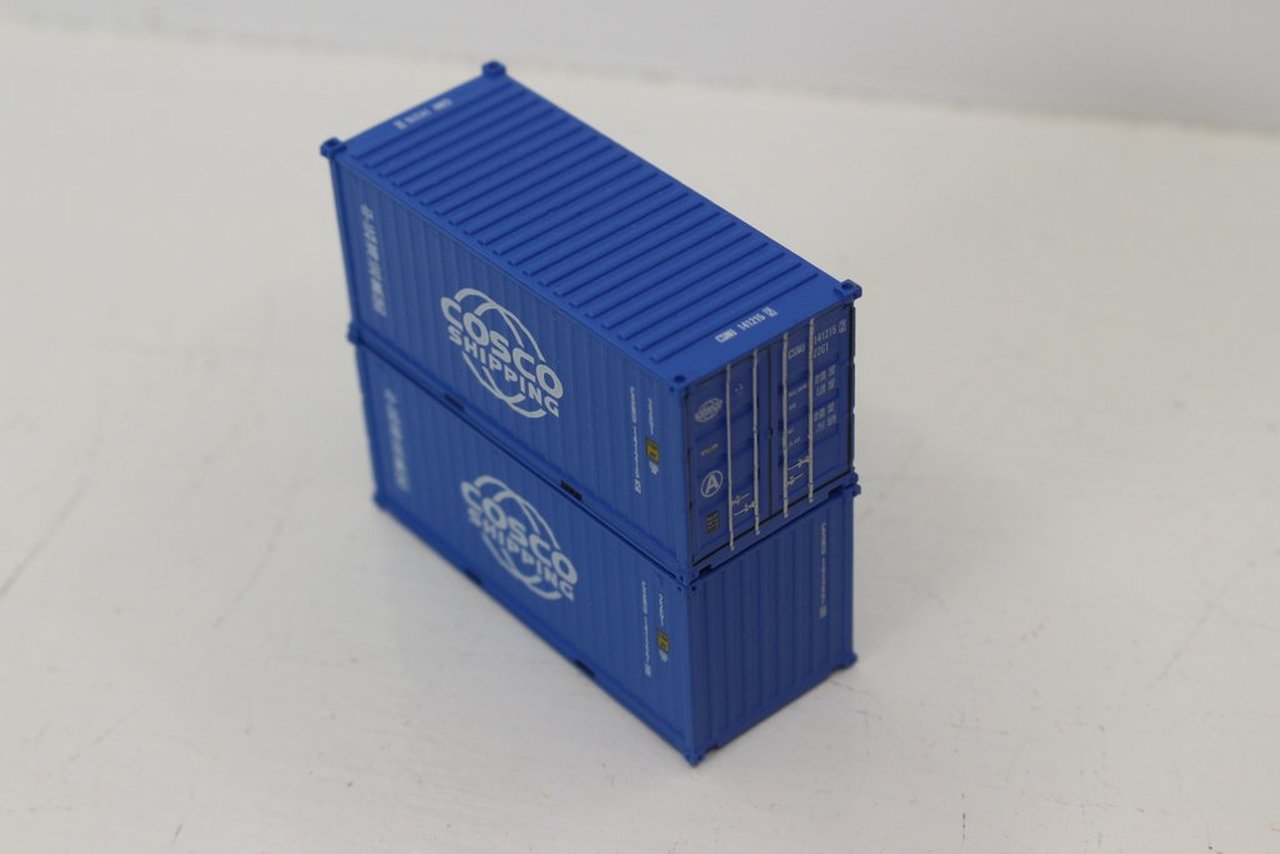 JTC Model Trains 205315 N Cosco 20' Standard C.S. Container (Pack of 2)
